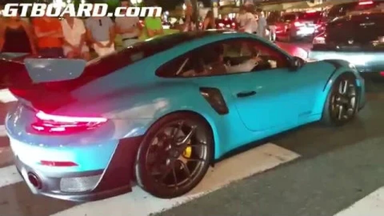 Porsche 991 GT2 RS and 918 Spyder INVASION in Monaco 48 min of 4k 60p