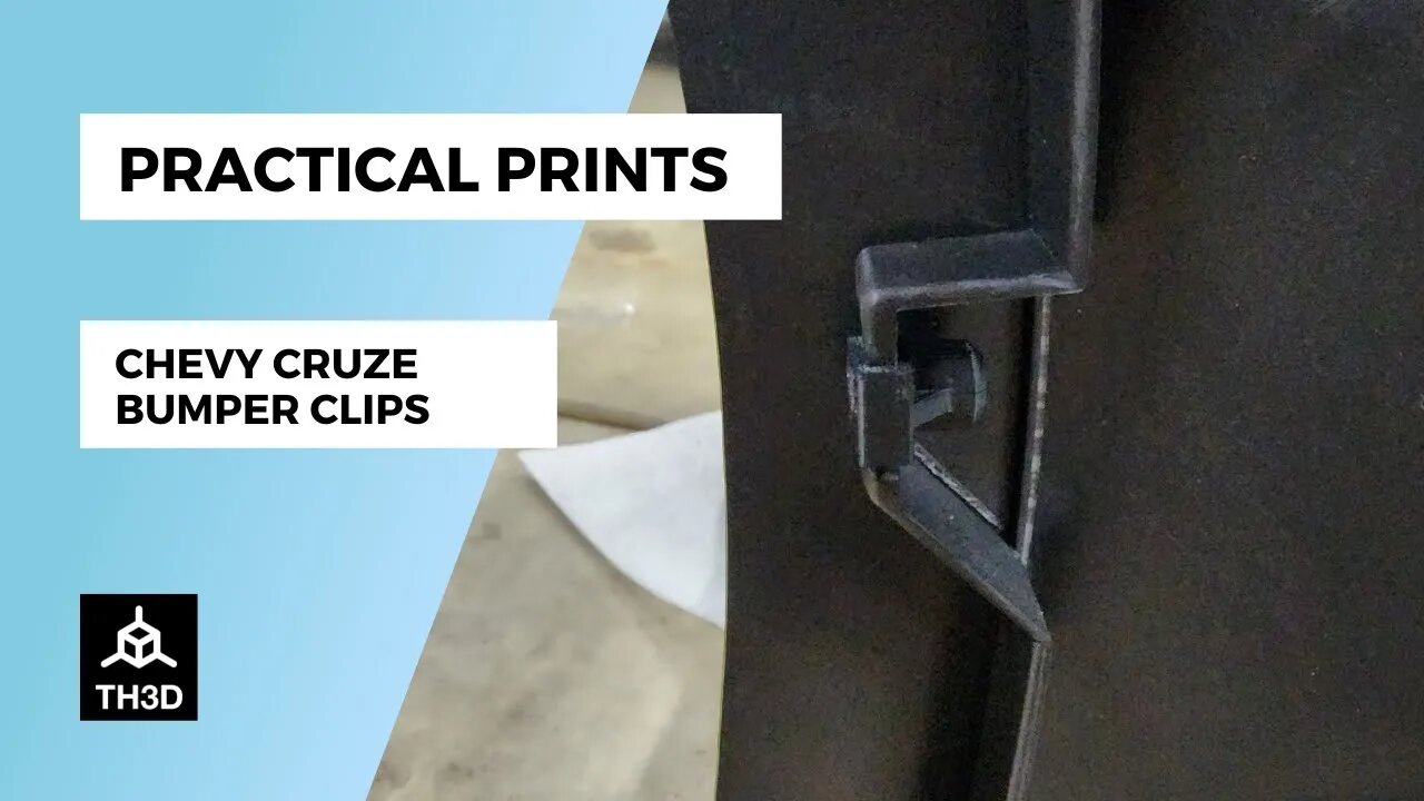 Practical Prints - Chevrolet Cruze Bumper Clips