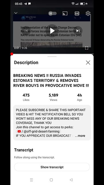 Russia invades NATO land