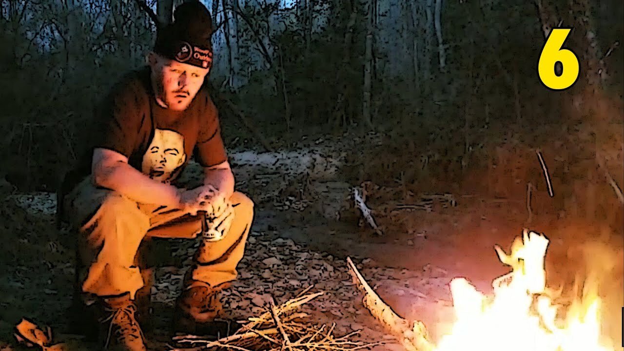 Bushcraft Shelter Build - Episode 6 - New Fire Pit