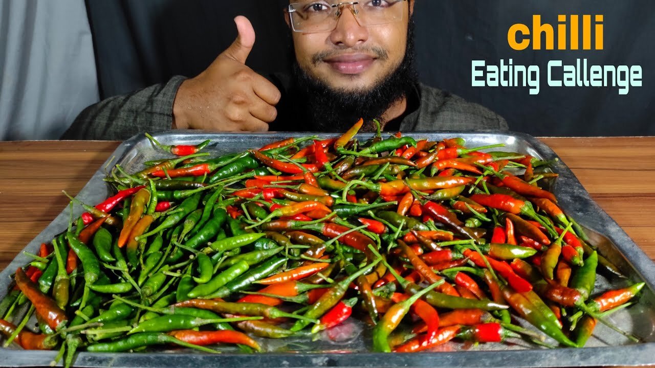 CHILLI EATING CHALLENGE | ASMR MUKBANG | HOTTEST CHILLIES 🌶️ | SPICY FOOD EATING VIDEOS