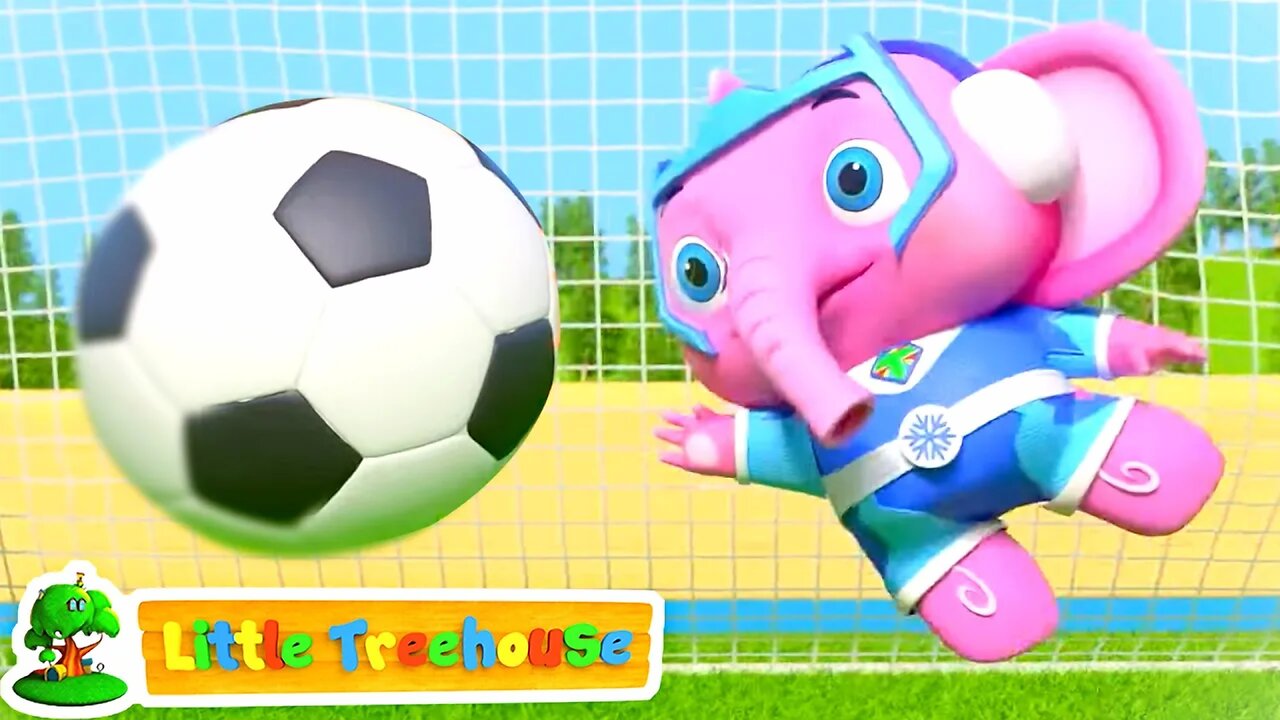 The Soccer (Football) Song | We all Love to Play Soccer | Nursery Rhymes Songs by Little Treehouse