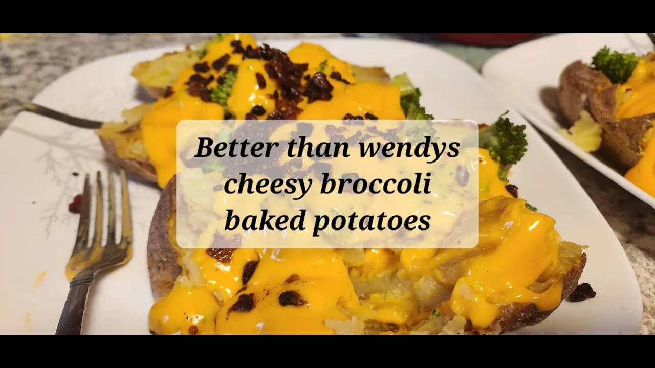 Better than Wendy's broccoli cheese baked potato