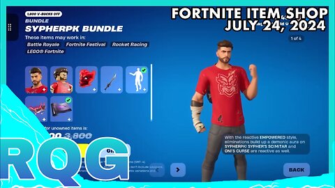 YOUTUBER ICON BUNDLES ARE BACK! FORTNITE ITEM SHOP (July 24, 2024)