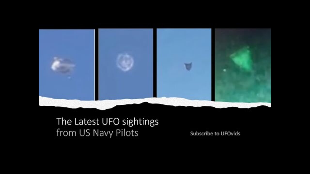 The latest UFO sightings from US Navy pilots. Please subscribe!