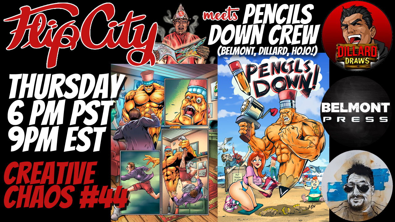 CREATIVE CHAOS #44- PENCILS DOWN CREW