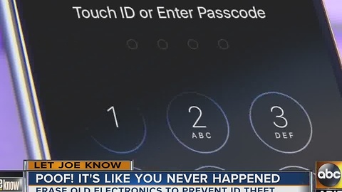 Let Joe Know: Donât forget to clear old electronics