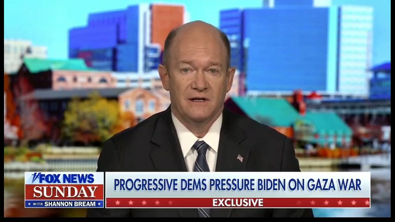 Sen Chris Coons: Pro Hamas Democrats Haven't Won