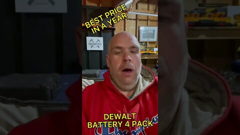 DEWALT BATTERY 4 PACK ($190 off) BEST PRICE IN A YEAR - Amazon Deal Of The Day