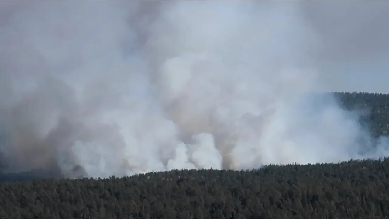 Truck Camping: Captured the beginning of a Forest Fire...YIKES!