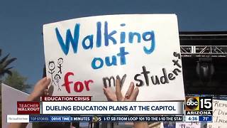 Teacher walkout continues around Arizona