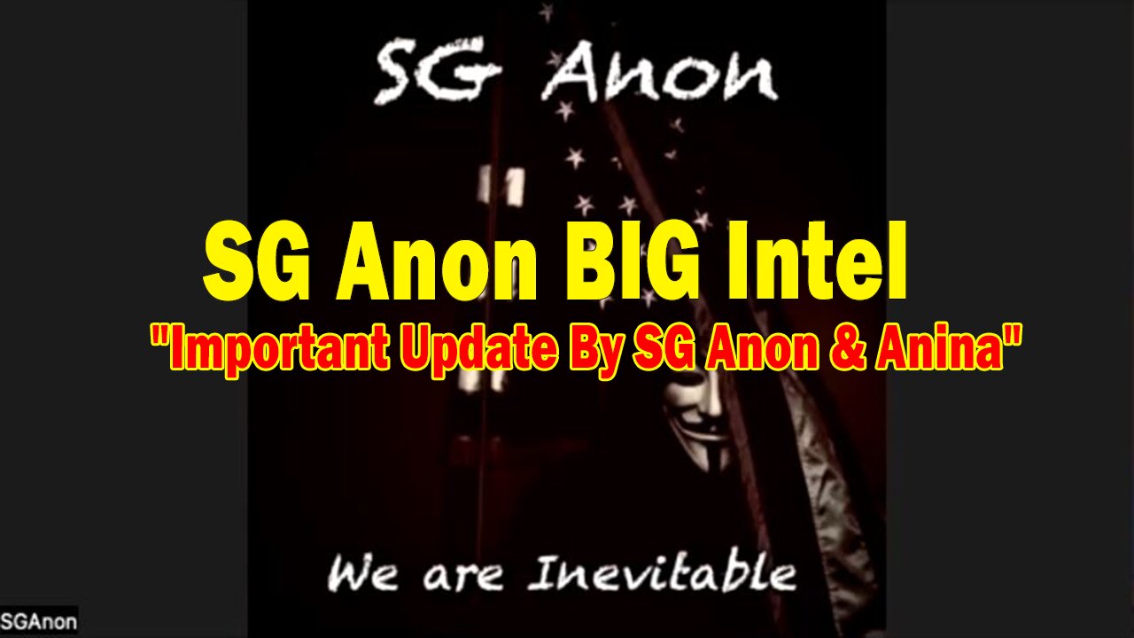 SG Anon BIG Intel Oct 31: "Important Update By SG Anon & Anina"