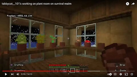 tabbycat__101's finishing up on plant room on survival realm