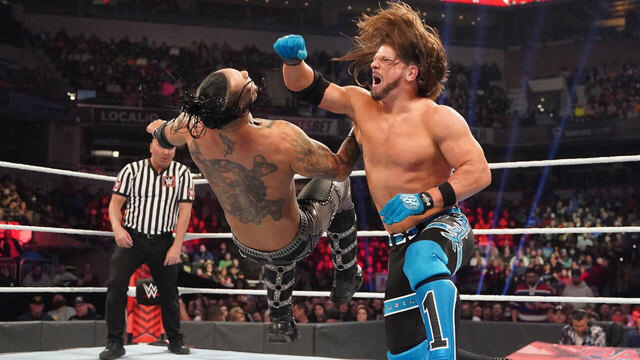 Damian Priest vs. AJ Styles – United States Championship Match: Raw, Feb. 14, 2022 @WWE