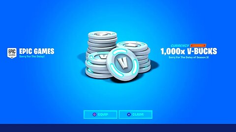 CLAIM YOUR *FREE* 1000 VBUCKS in SEASON 3!
