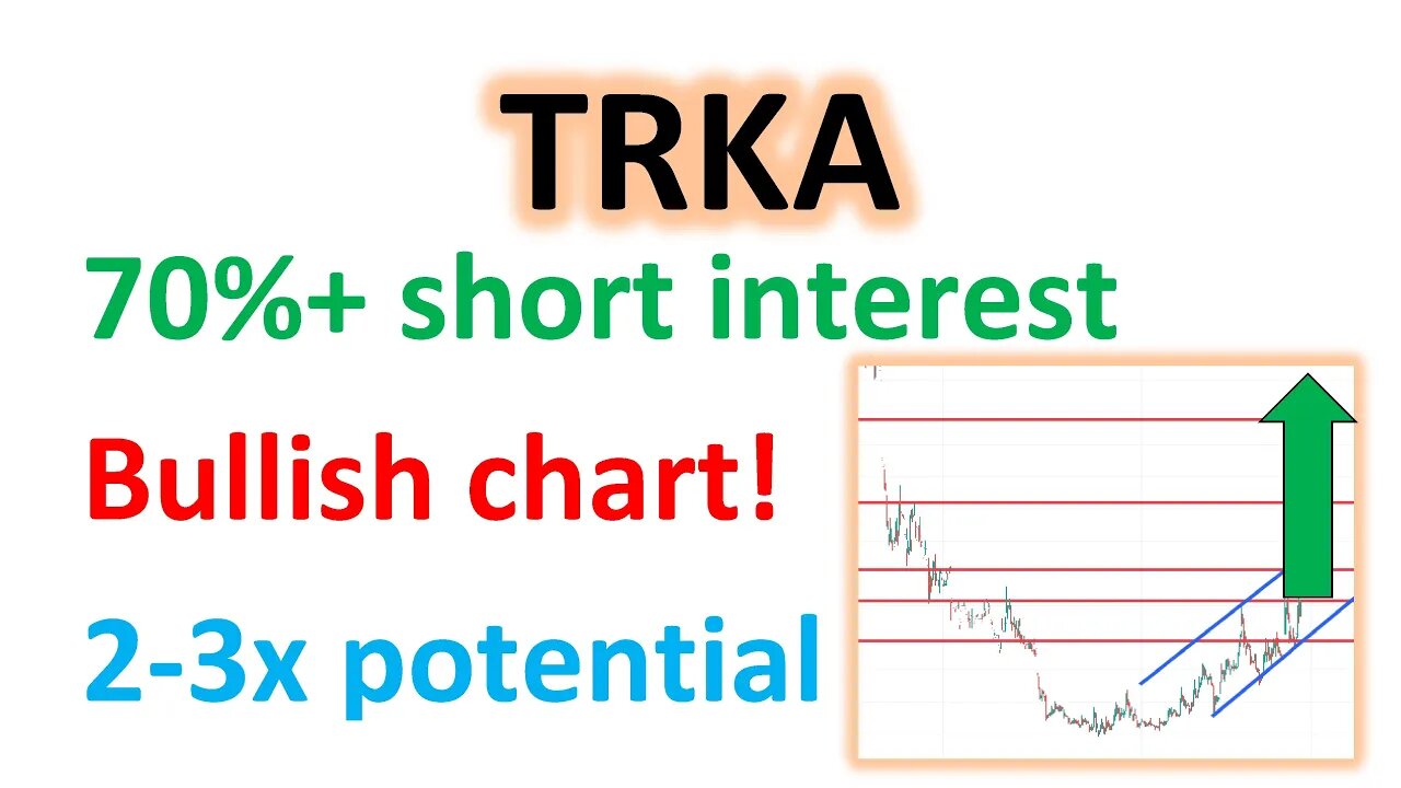 #TRKA 🔥 70%+ short interest with 2-3x profit potential ! Watch this week! $TRKA