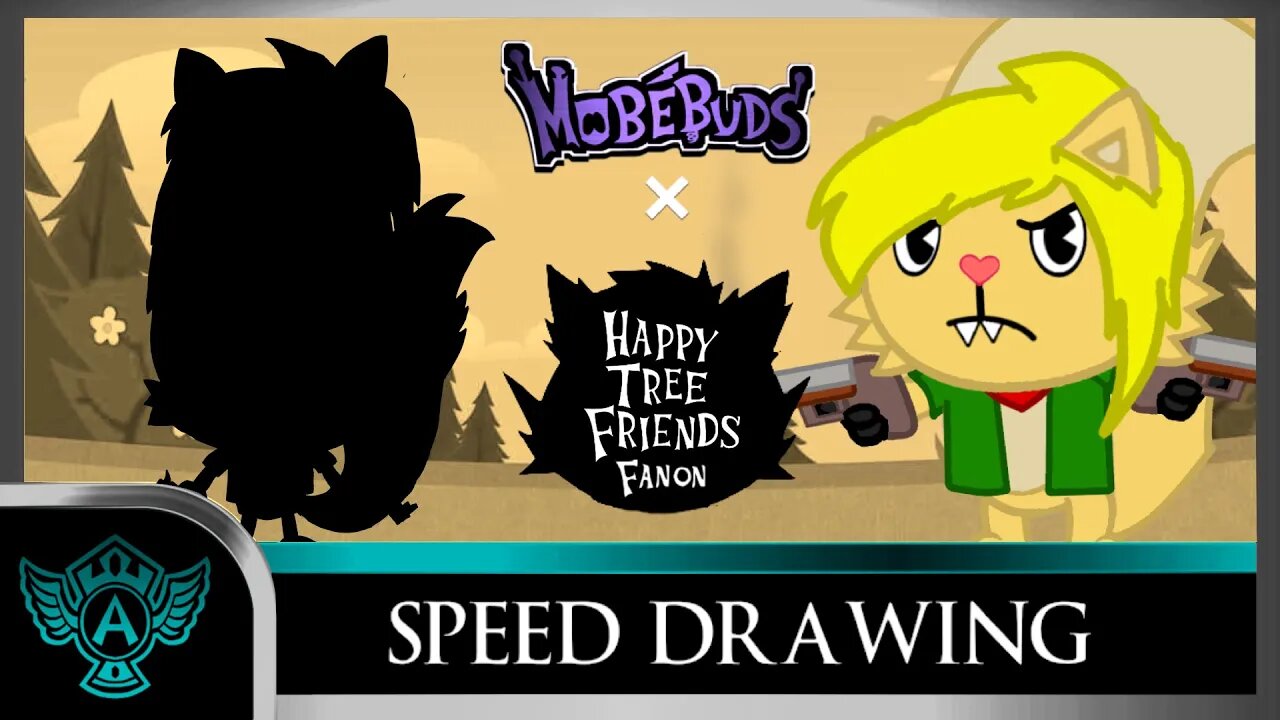 Speed Drawing: Happy Tree Friends Fanon - Dash | Mobebuds Style