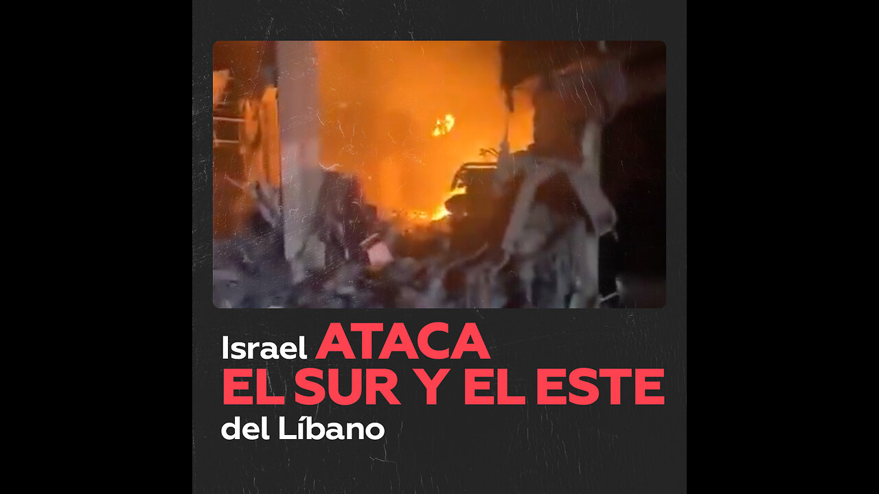 Decenas de víctimas por ataques de Israel en el Líbano