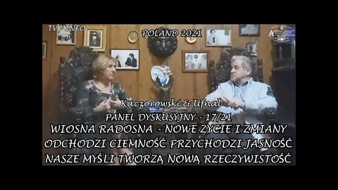 WIOSNA RADOSNA NOWE ZYCIE I ODCHODZI CIEMNOŚC PRZYCHODZI JANOŚĆ -TWORZĄ RZECZYWISTOŚĆ/2021 TV INFO