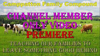 Channel Member Only Video Premiere