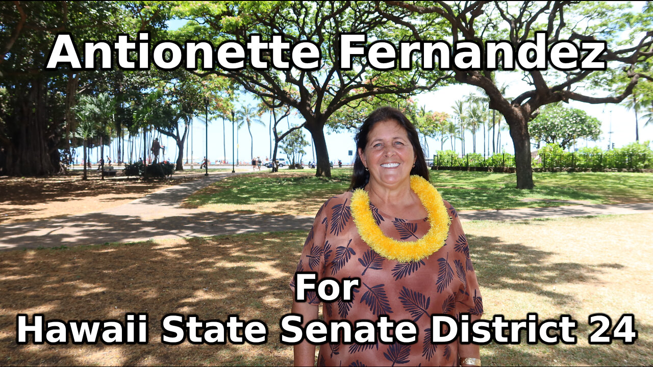 Antionette Fernandez for Hawaii State Senate District 24