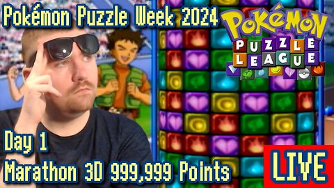 #PokemonPuzzleWeek2024 Day 1: 3D Marathons for 999,999 Points, Doods! [Pokémon Puzzle League]