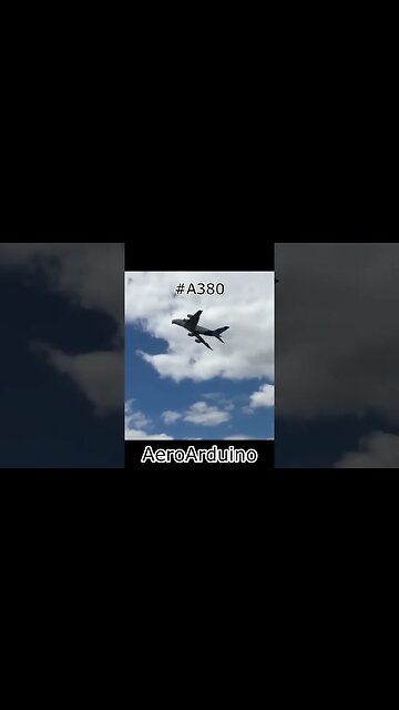 Amazing Real #A380 Vertical Takeoff #Aviation #Avgeeks #AeroArduino