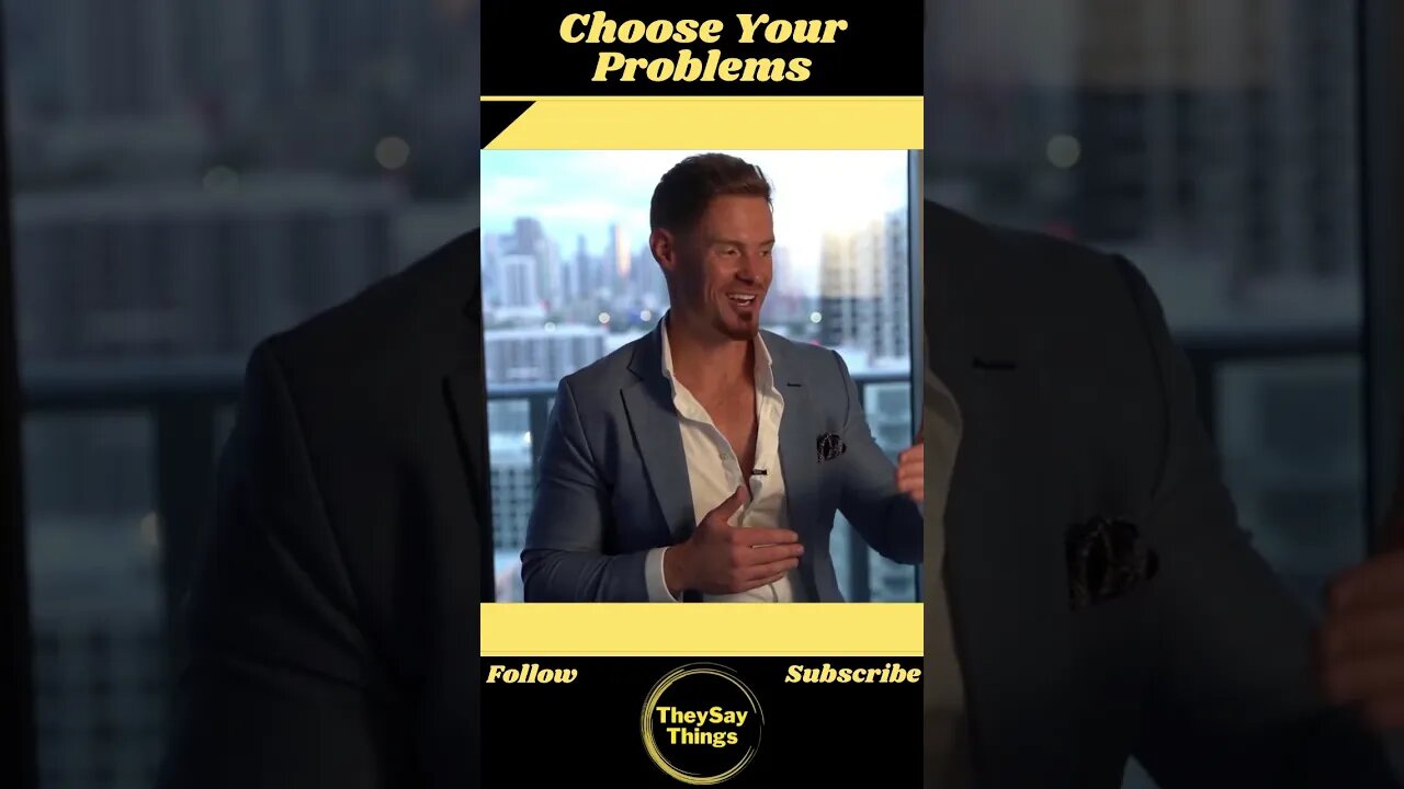 J Waller , Choose Your Problems #shorts #youtubeshorts #life #podcast #viral #advice #mindset