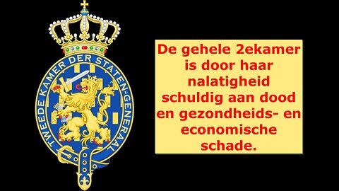 De gehele 2ekamer is door haar nalatigheid schuldig aan dood