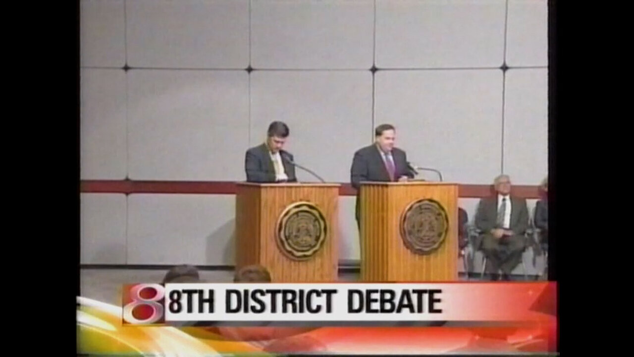 October 14, 2004 - 8th District Congressional Debate at Indiana's DePauw University