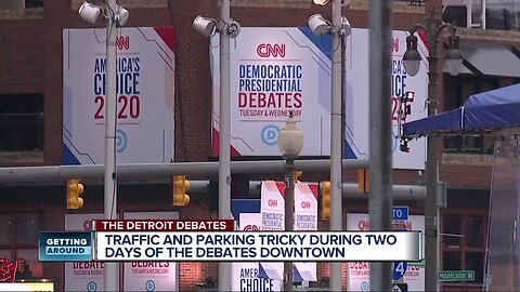 Traffic and parking tricky during two days of the debates downtown