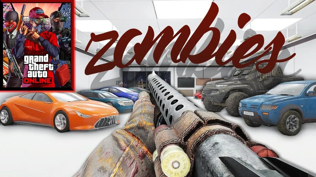 GTA 5 ONLINE ZOMBIES GARAGE (Call of Duty Custom Zombies)