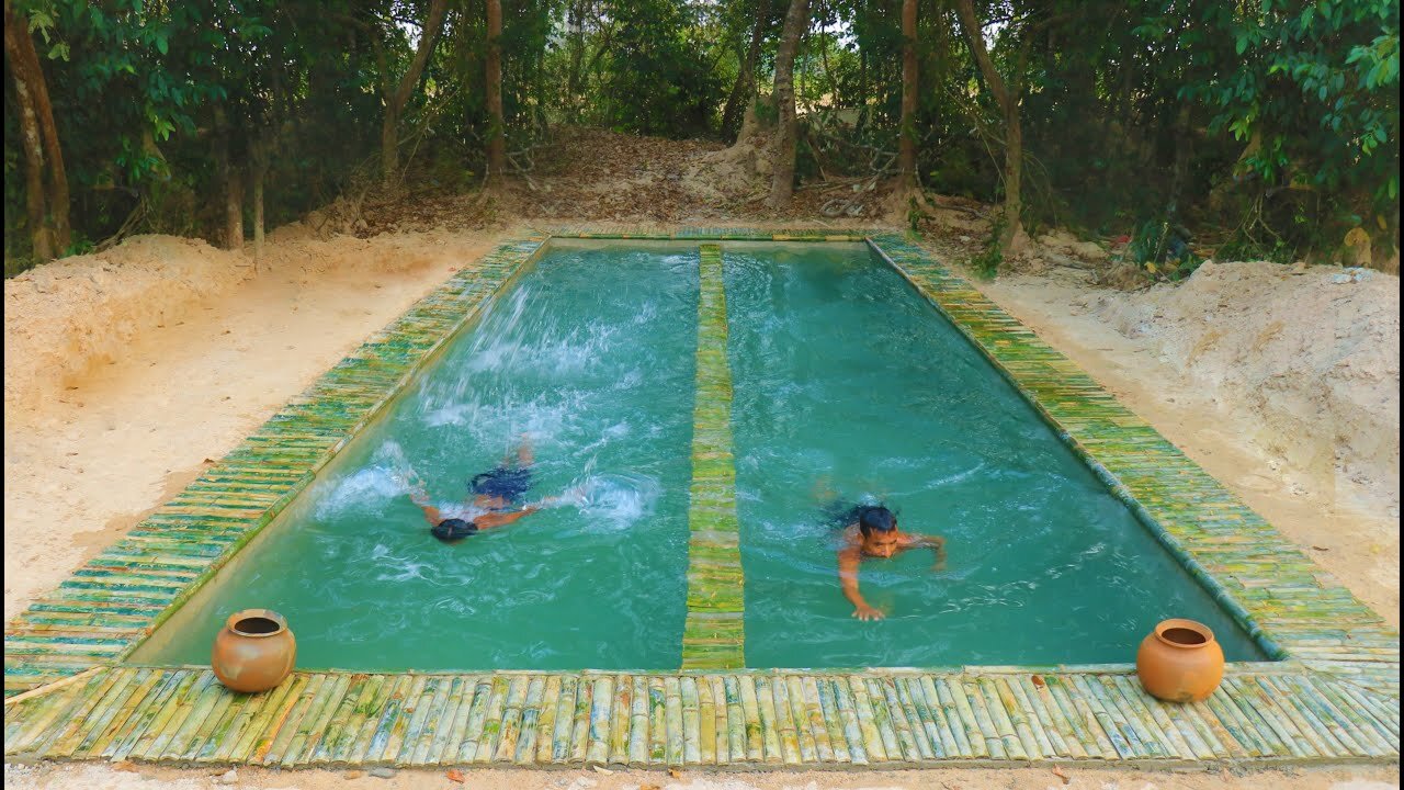 Build Race Swimming Pool In Wild