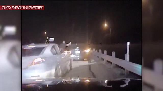 WATCH: Car plows into officer during traffic stop