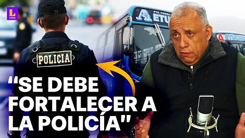 Martín Ojeda sobre extorsiones a buses: "Si el estado no nos protege se pierde la confianza"