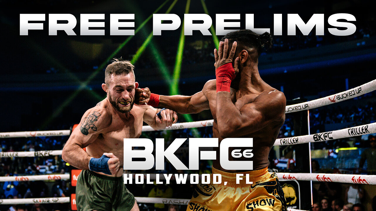 Countdown to BKFC 66 BLAS vs REBER + FREE PRELIM FIGHTS LIVE!