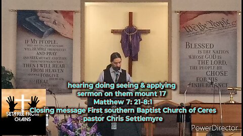 hearing doing seeing & applying sermon on the mount 17 Matthew 7:21-8:1 #theoutlawpreacher