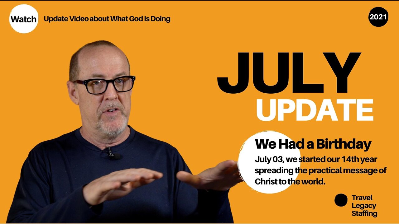 July 2021 Donor Update
