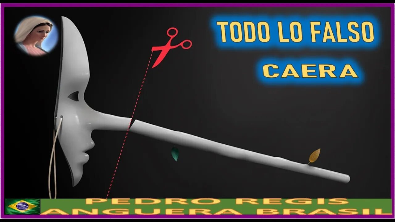 TODO LO QUE ES FALSO CAERA - MENSAJE DE MARIA SANTISIMA A PEDRO REGIS 13DIC22