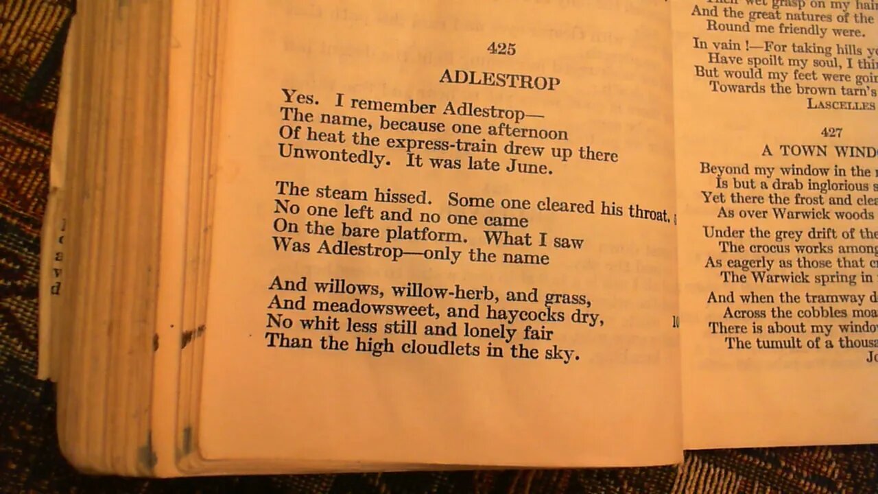 Adlestrop - Edward Thomas