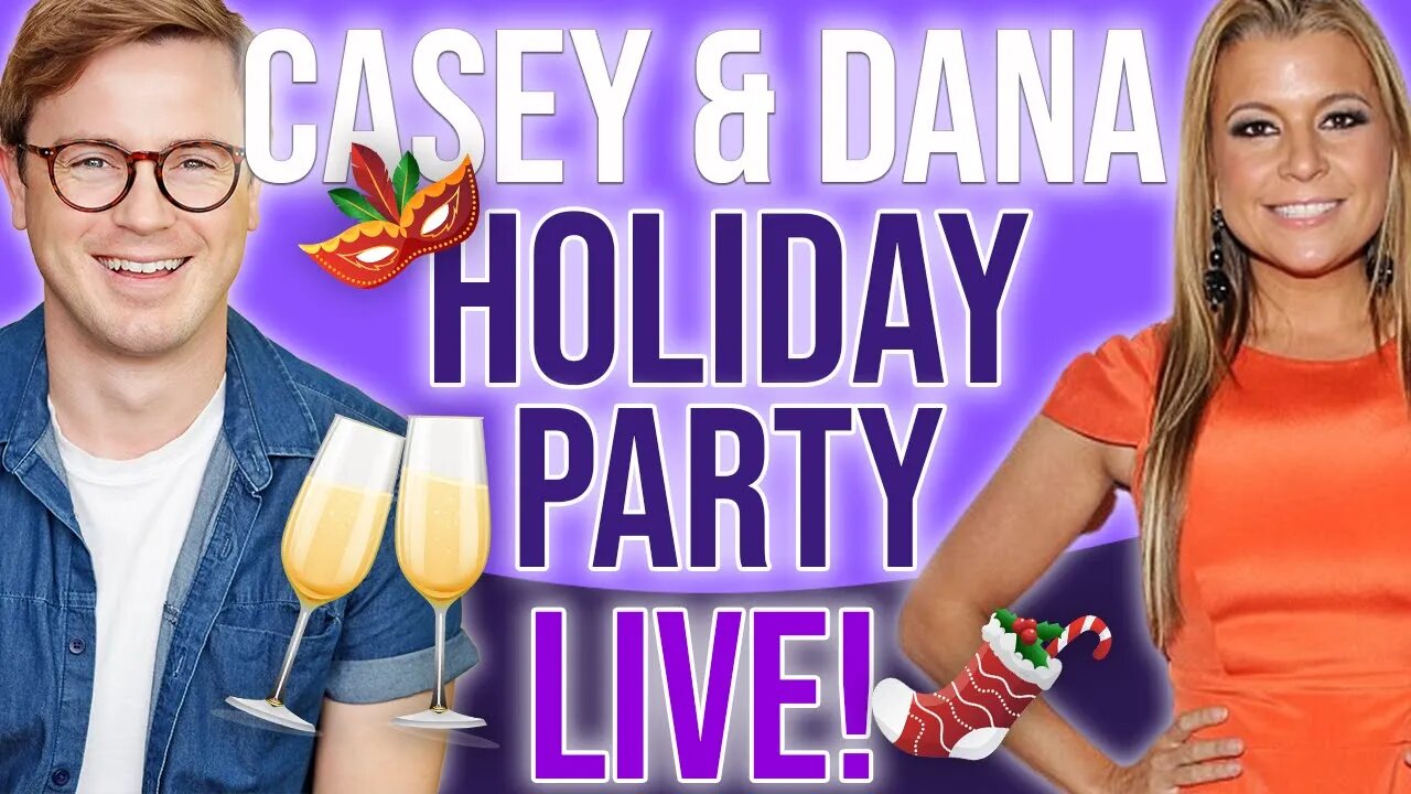 Dana & Producer, Casey LIVE recording (Dishing Drama) Holiday party! #bravotv #rhom #rhonj #rhobh