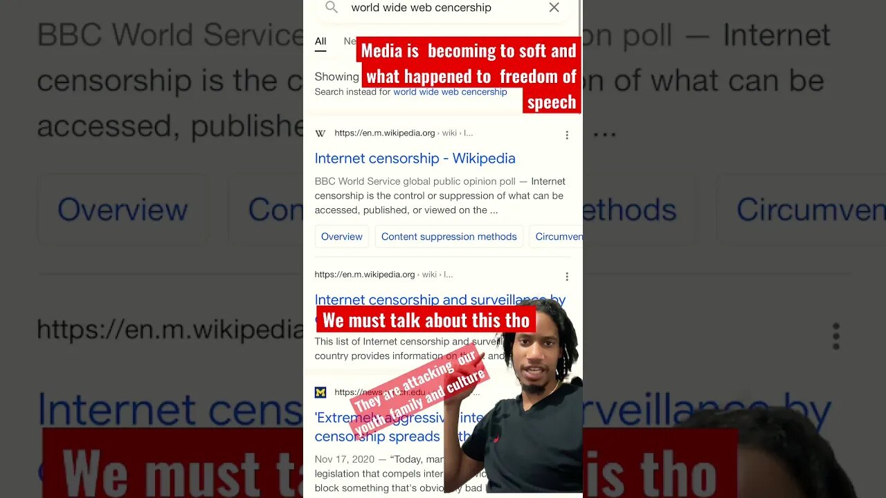 World Wide Web censorship