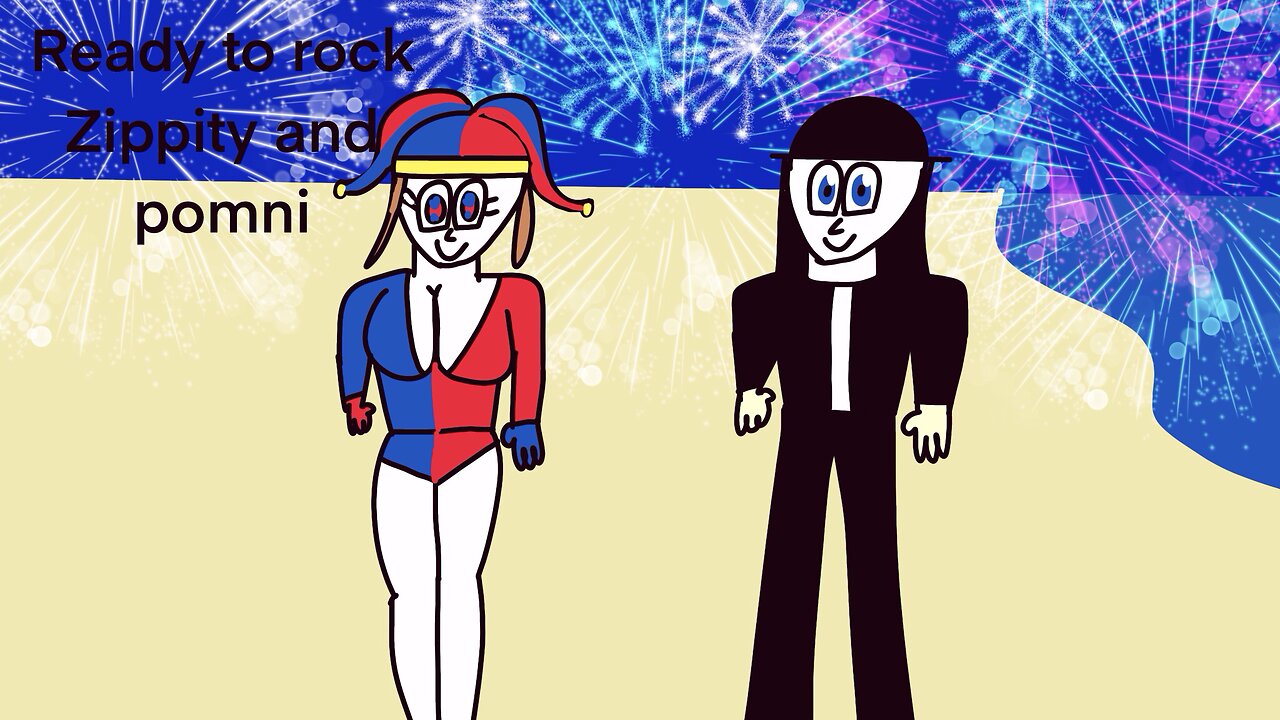 Zippity and Pomni guitar solo duo