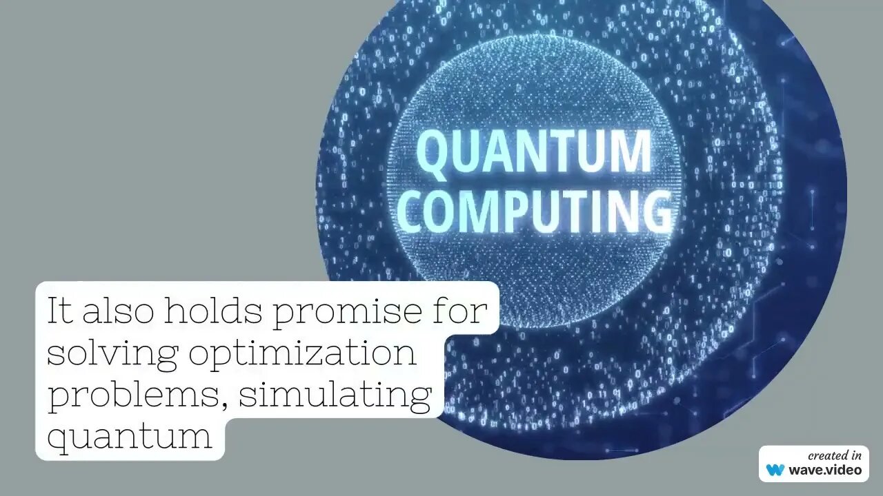 Quantum computing