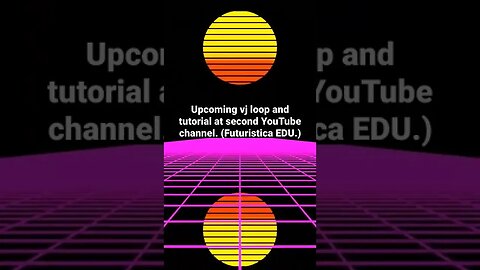 Animation preview: Retrowave sun made in geometry node.