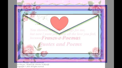 You showed beautiful feelings for me, I want you show all the love! [Quotes and Poems]