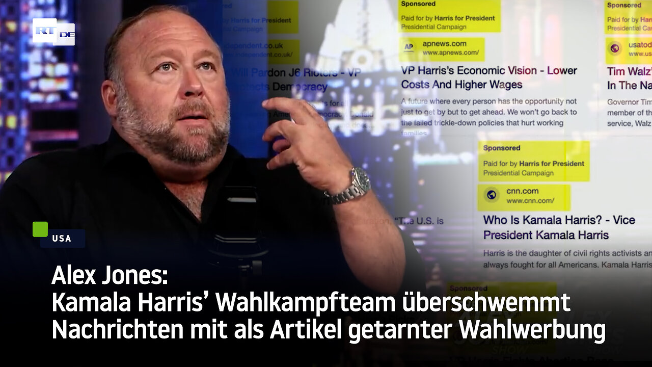 Kamala Harris’ Wahlkampfteam überschwemmt Nachrichten mit als Artikel getarnter Wahlwerbung