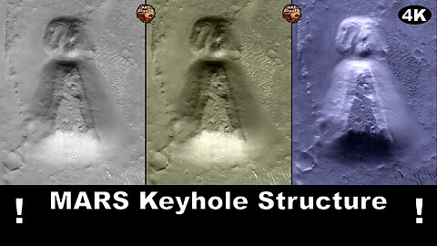 MARS Keyhole Structure - Spider Plants Exposed. 4K. ArtAlienTV
