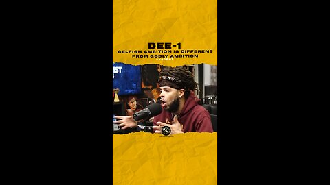 @dee1music Selfish ambition is different from Godly ambition.