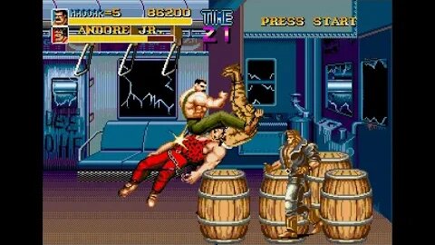 Final Fight MD Demo (Sega Genesis) Playing as Haggar Using Bizhawk Emulator Thank You @MXRetroDev